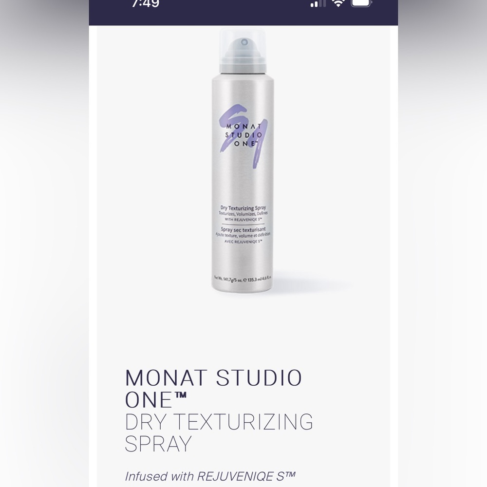 ☃️ NEW LOWER PRICE ☃️ ~ MONAT (Travel Size) Dry Texturizing Spray